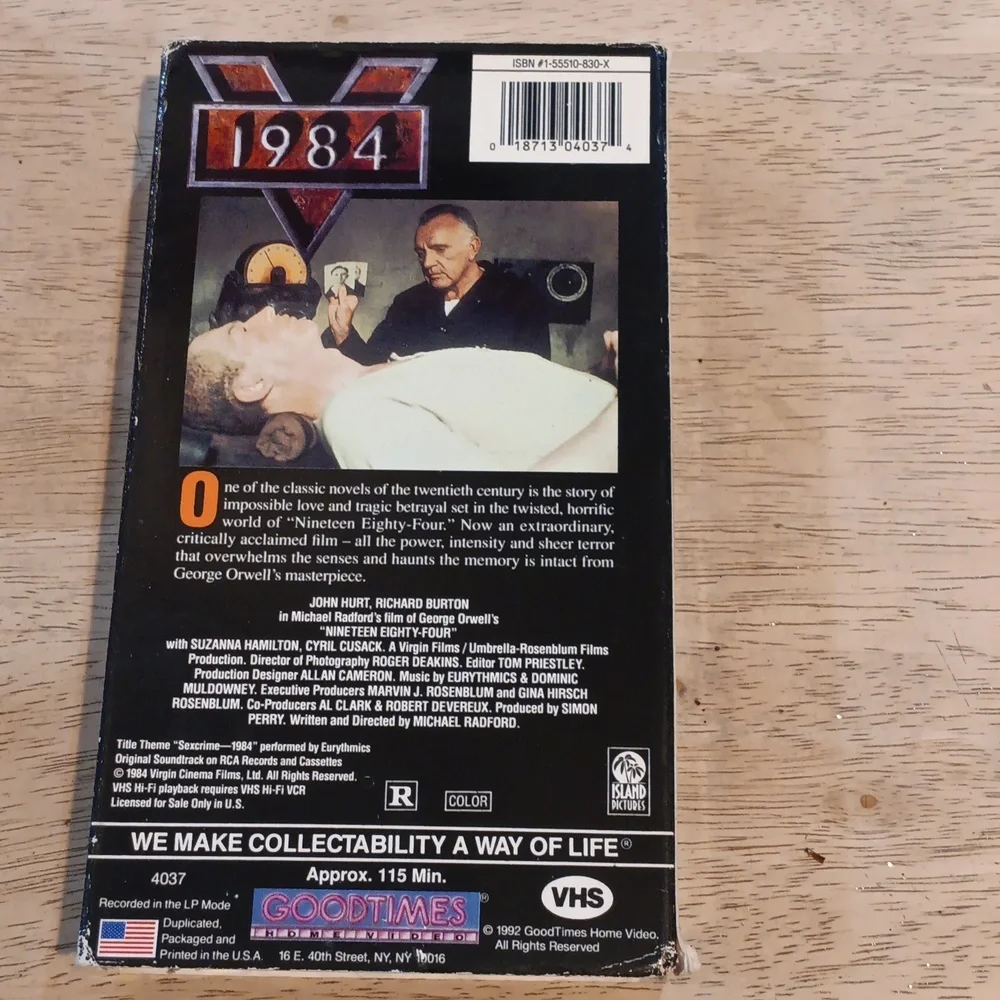1984 VHS Tape